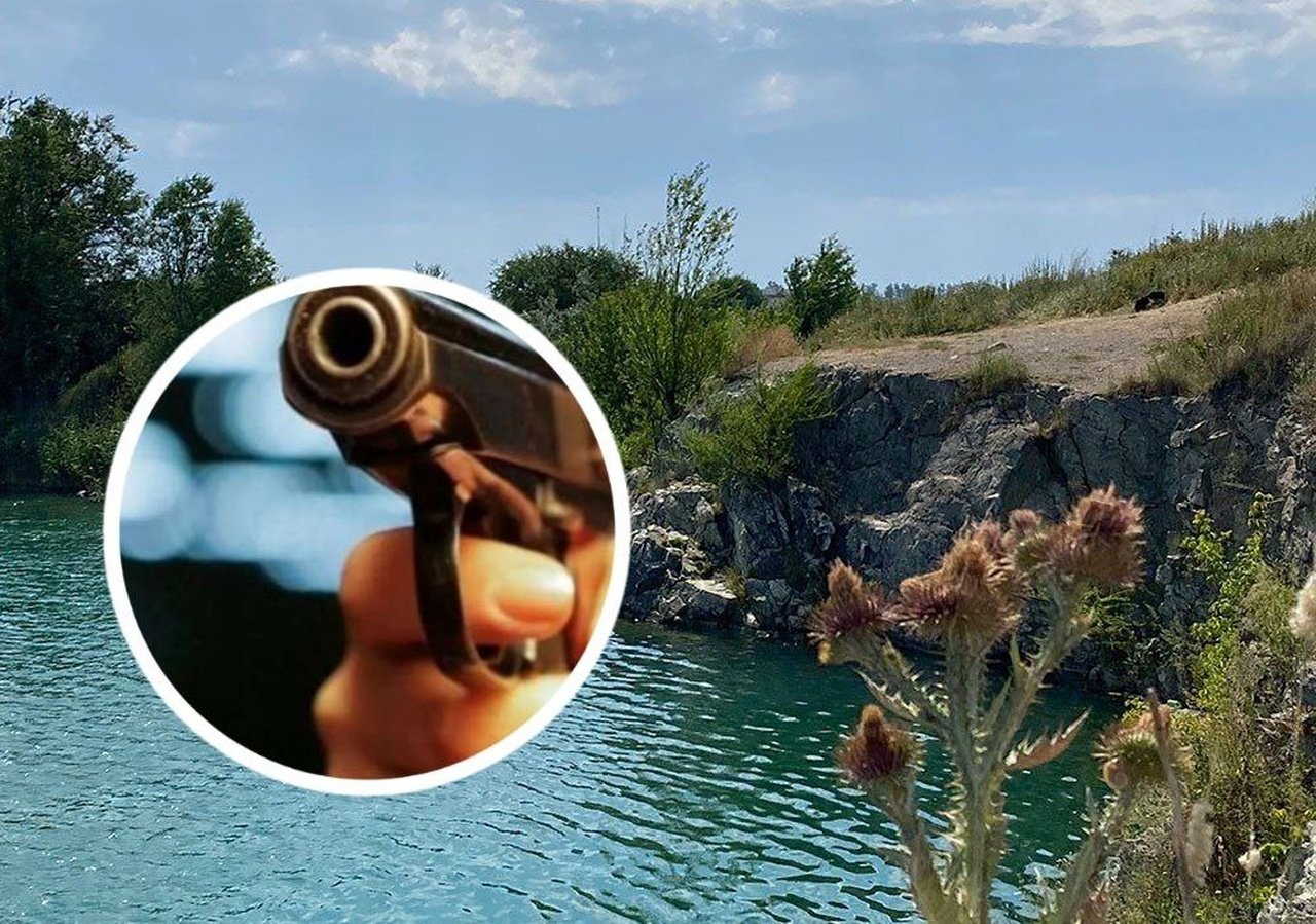 Стрельба на водоеме в Новониколаевке