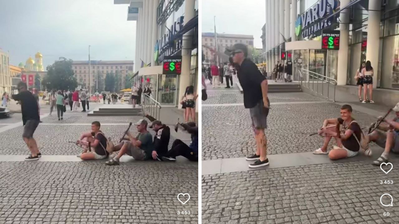 Блоггер на видео