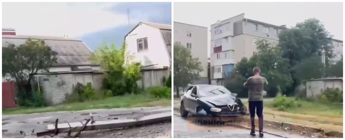 Потужна ДТП у Павлограді 12 липня - Alfa Romeo врізалась у стовп біля хімзаводу