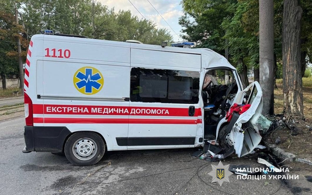ДТП с участием скорой помощи в Днепре 19 июля – медик погиб