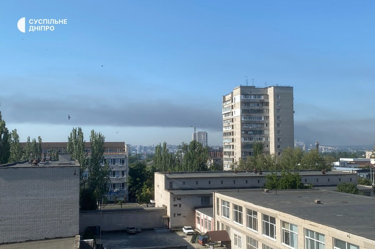 Дніпро Задимлення в Дніпрі після атаки РФ - підвищений рівень забруднення повітря