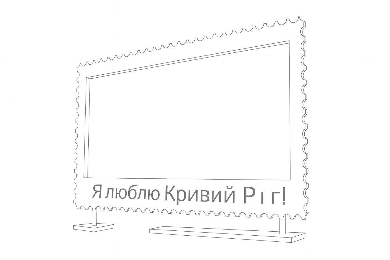 Эскиз фотозоны в парке Мершавцево. Фото: "Прозрачно".