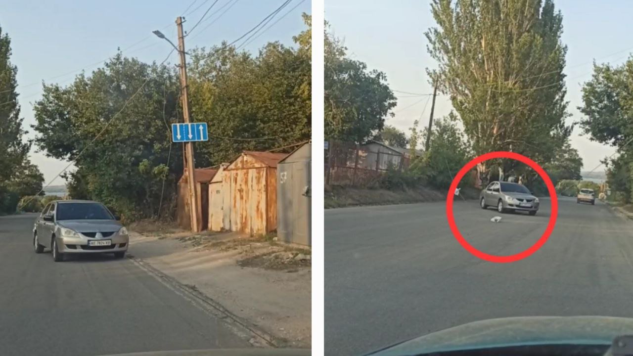 Обірваний провід на дорозі