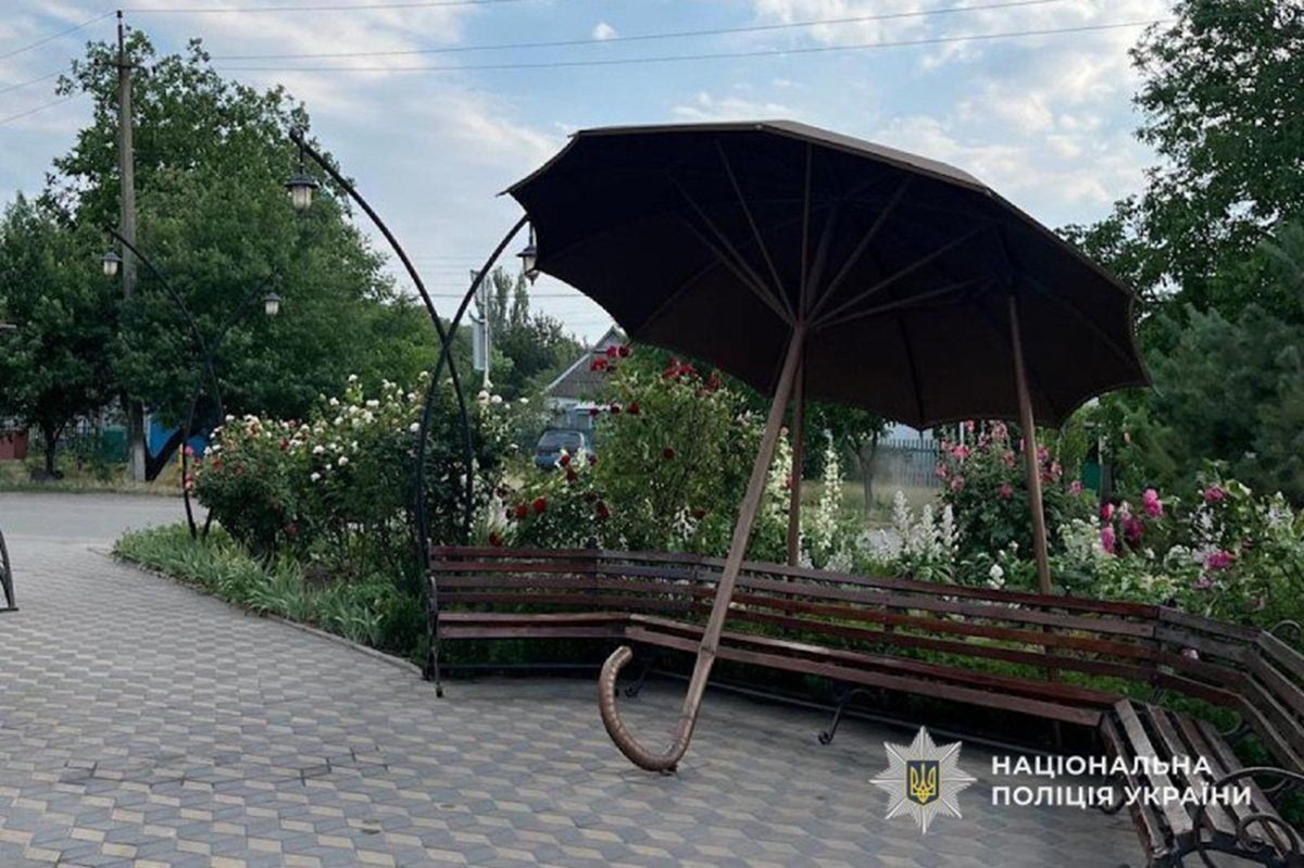 Поліція Апостолового вилучає докази у справі нападників на пенсіонера.
