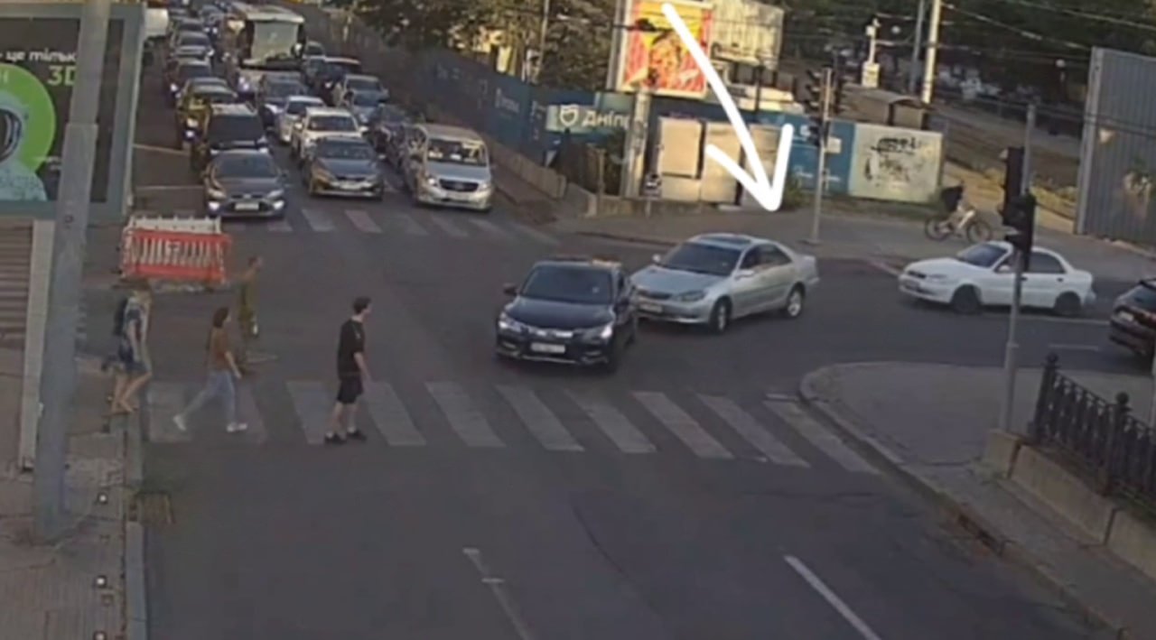 Аварія у центрі Дніпра