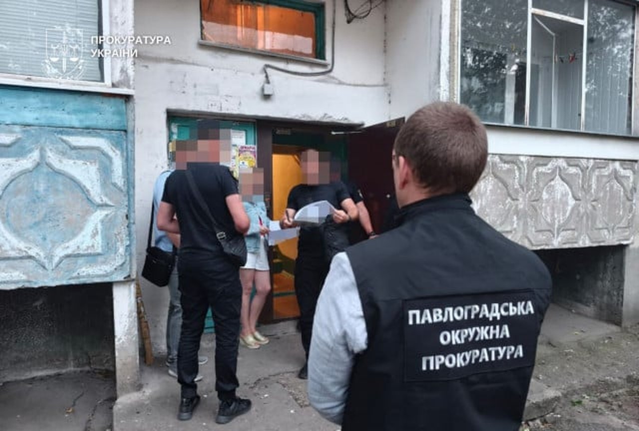 Задержание подозреваемой в Павлограде