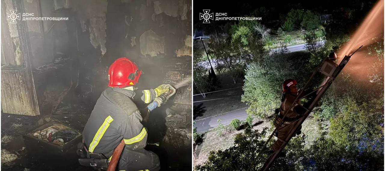 В Кривом Роге ночью горела многоэтажка: что известно