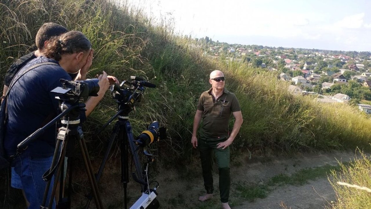 Кадри із зйомок фільму в Дніпрі