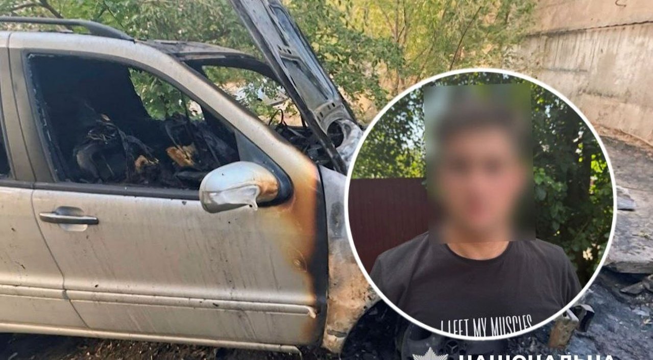 Чоловік спалив авто через конфлікт на СТО в Дніпрі