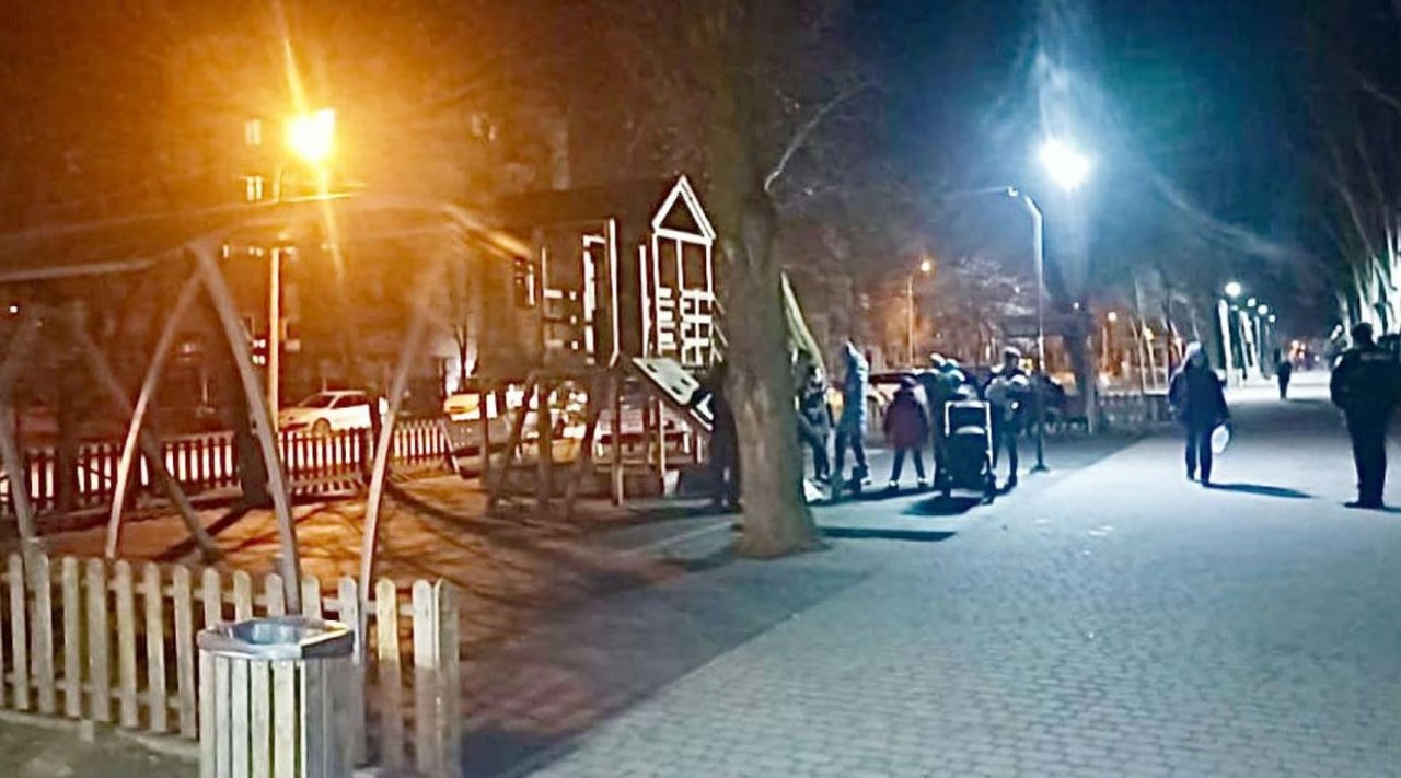 Детская площадка, где произошло преступление в Днепре