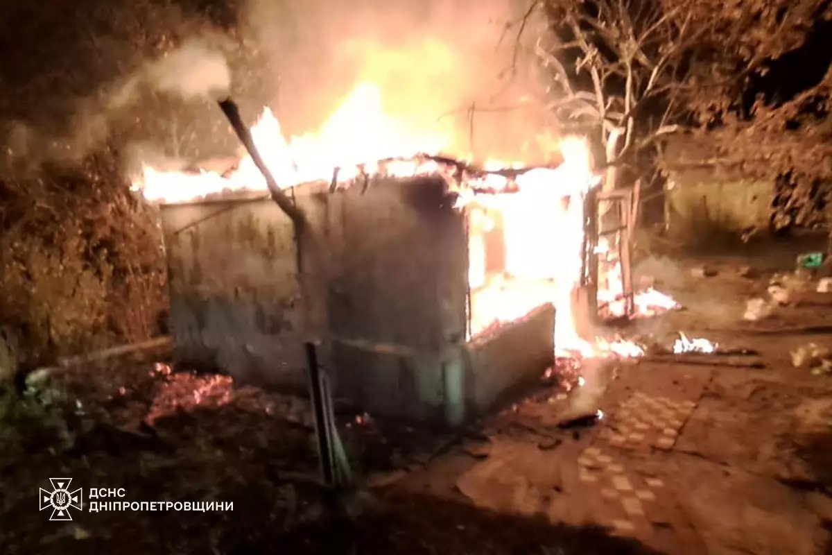 В Каменском женщина сгорела заживо в горящем доме