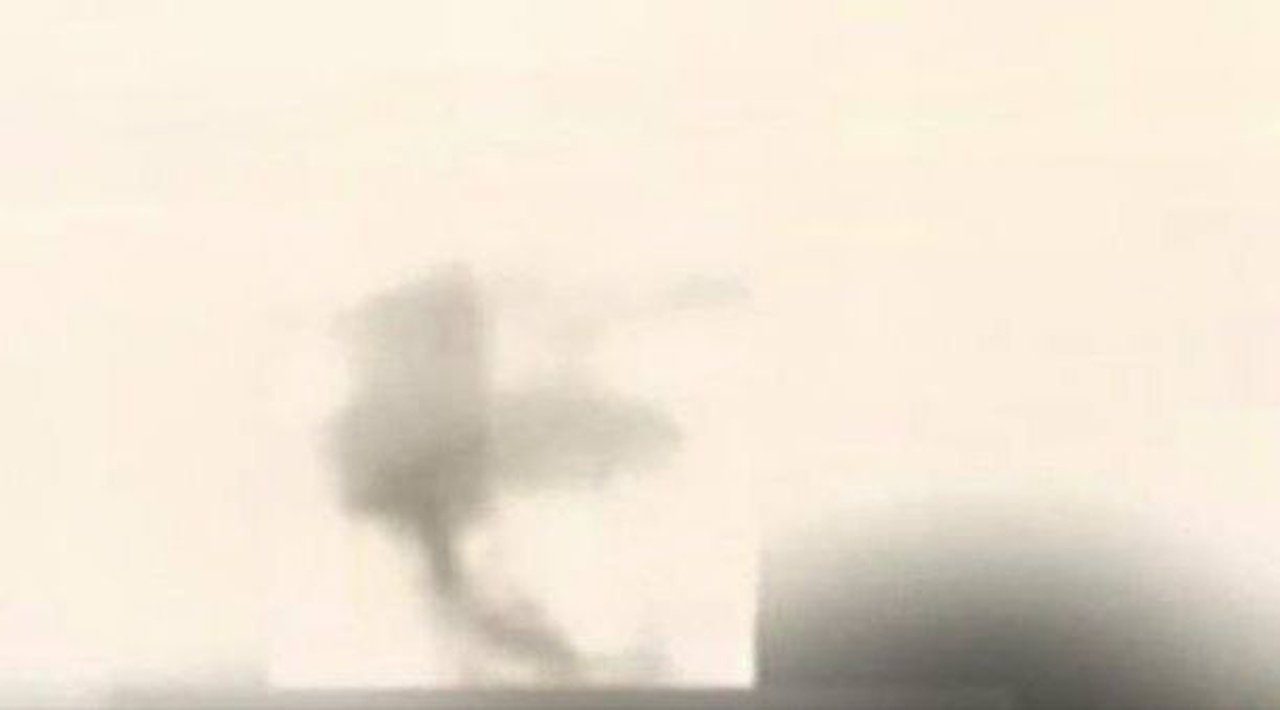 Дым в небе над Днепром