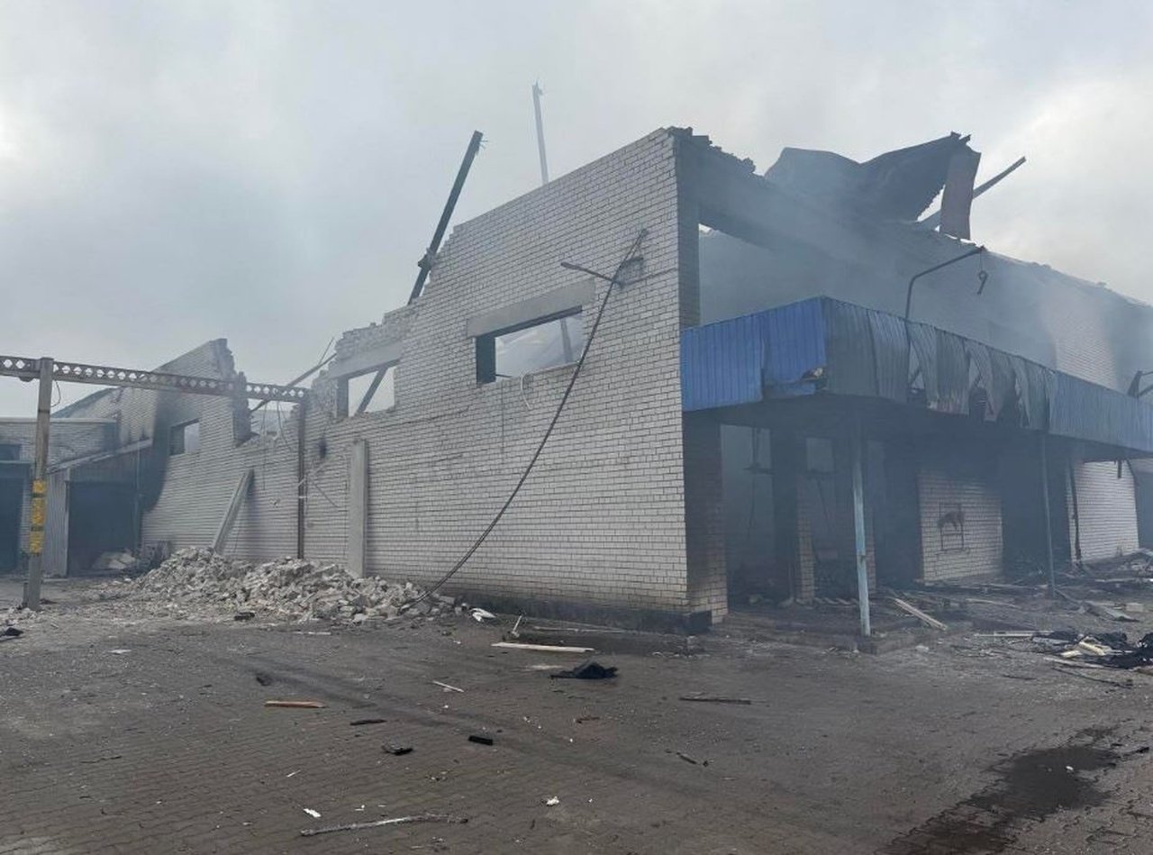 Склад в Павлограде уничтожен дроном