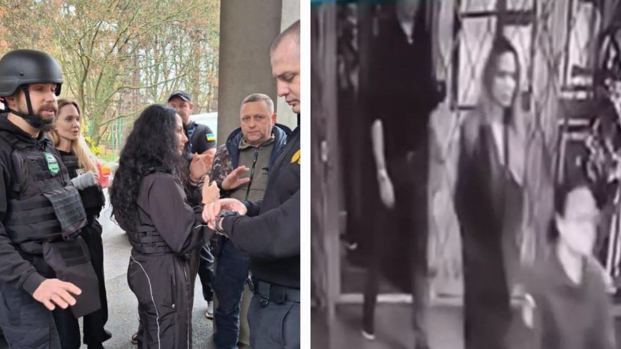 Жінка схожа на Анджеліну Джолі засвітилась на кадрах з камер спостереження в ТЦК