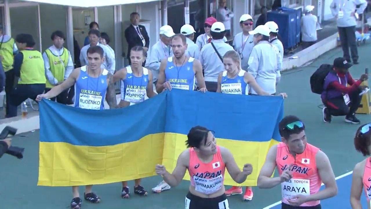 Українська команда на змаганнях