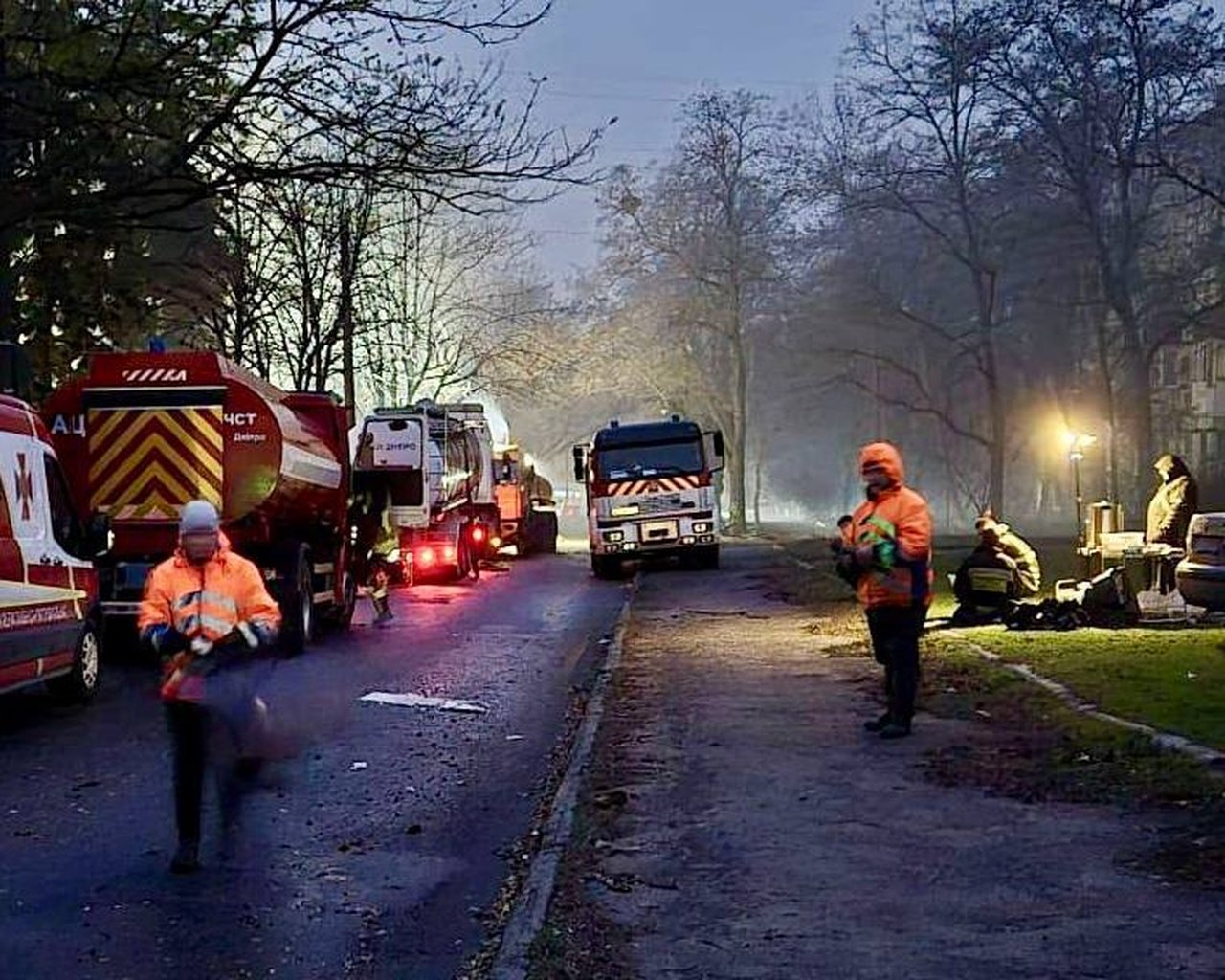 Місце атаки в Дніпрі