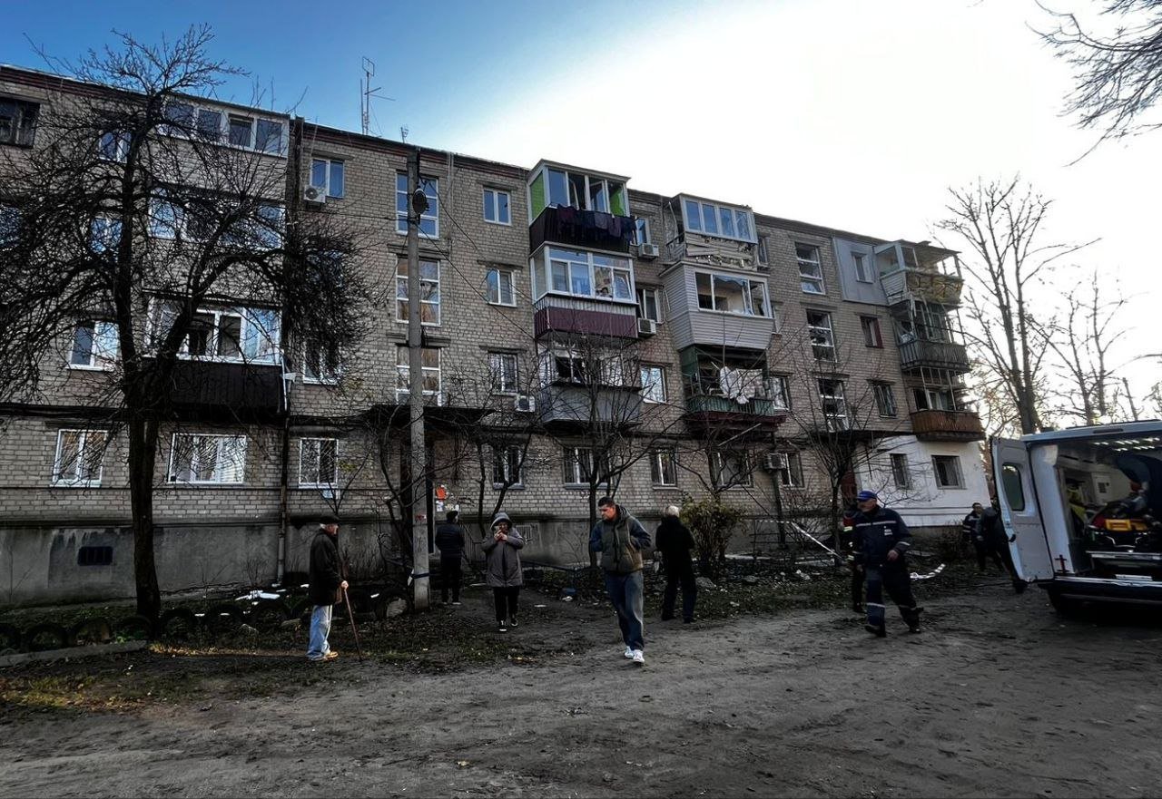 Дом, изуродовавший взрывной волной