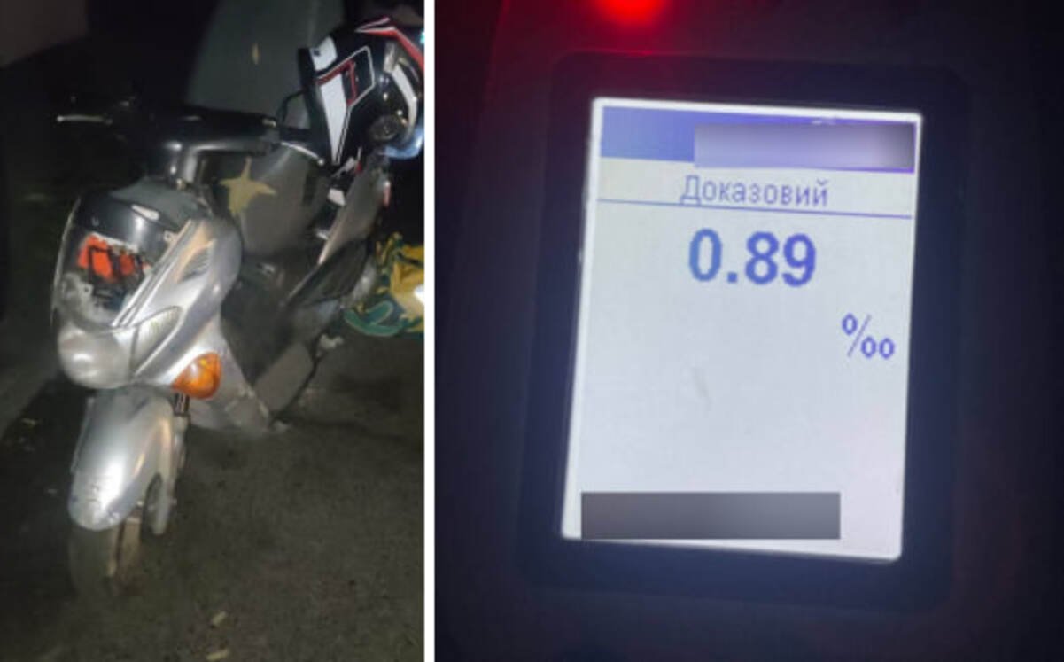 У Дніпрі зупинили п'яного водія-підлітка без прав, який порушував комендантську годину