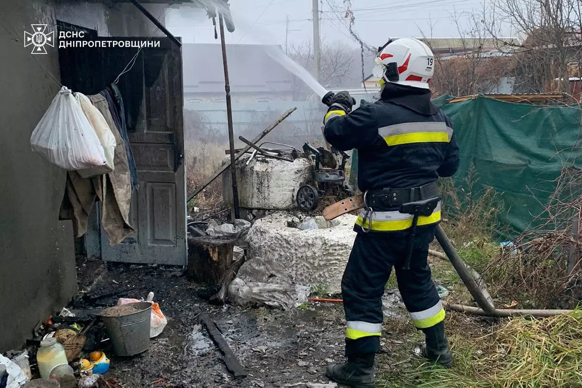 Масштабный пожар в Днепре унес жизни одного человека