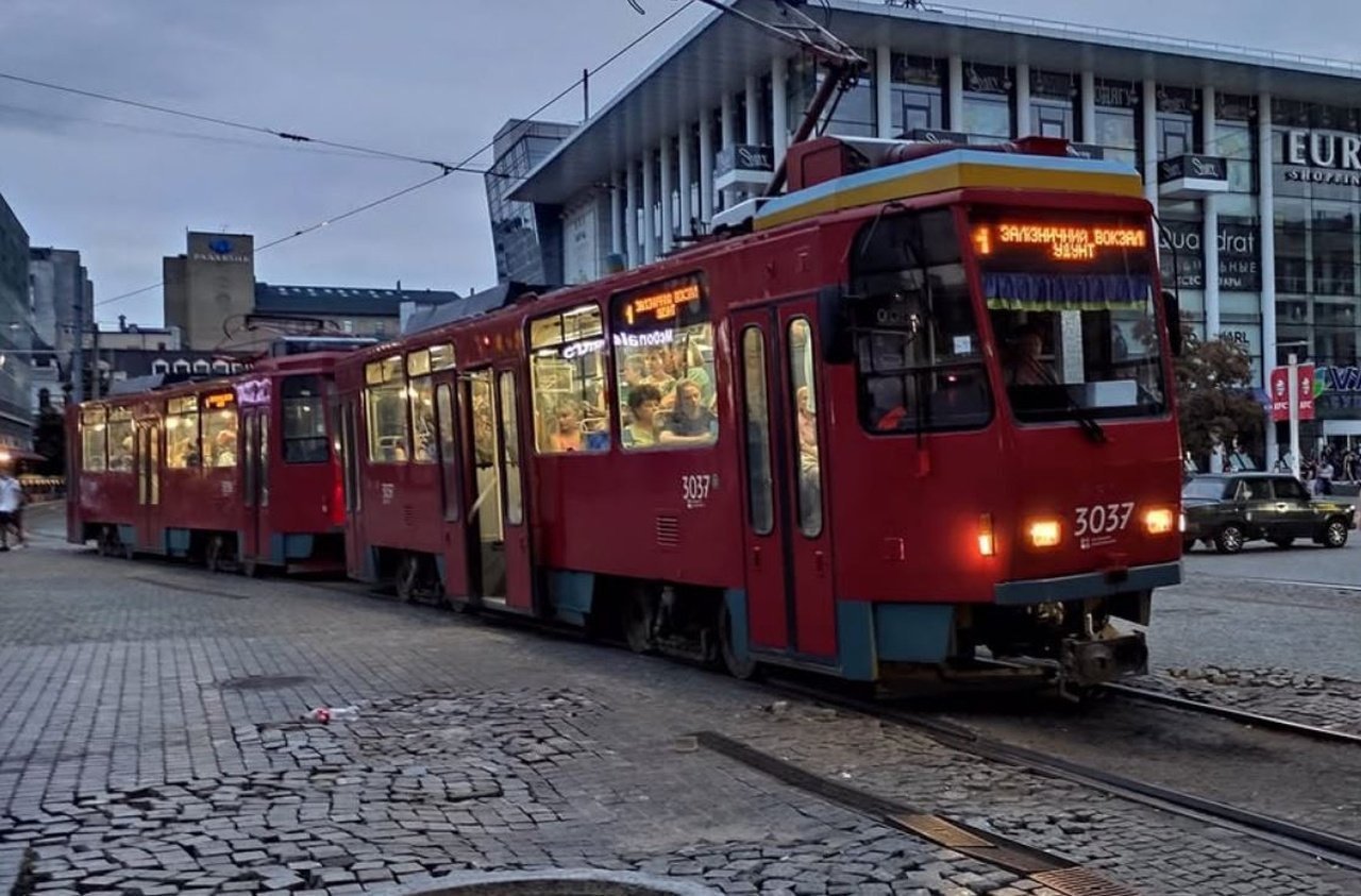 В Днепре трамвай №1 временно сменит маршрут
