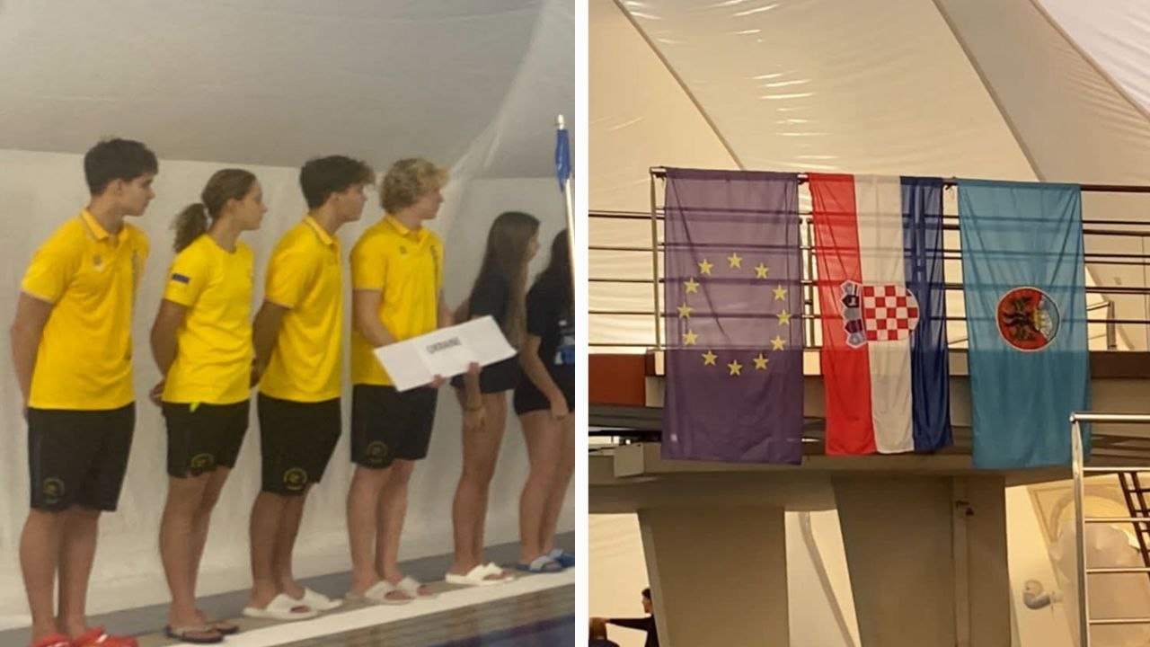 Днепровские спортсмены во время турнира