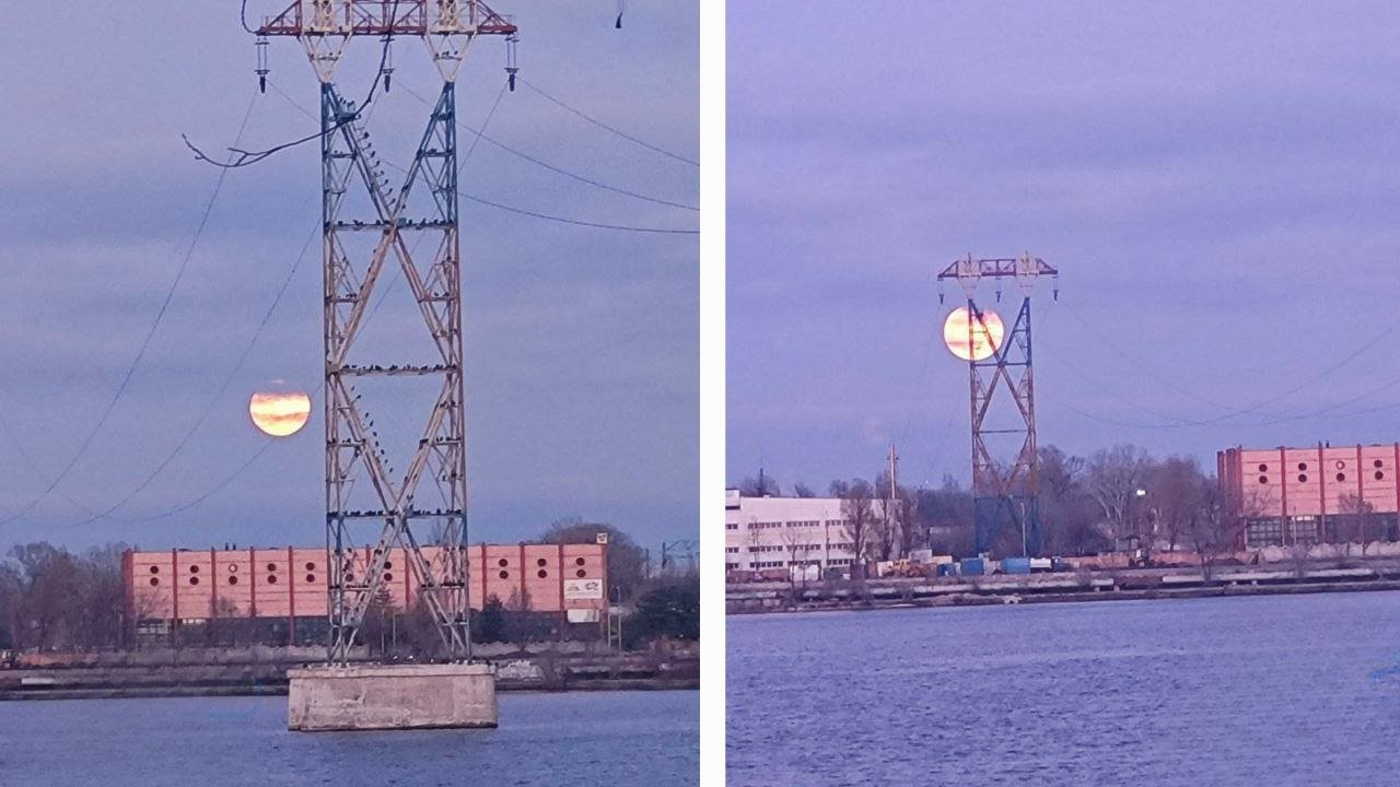 Супермесяц над Днепром
