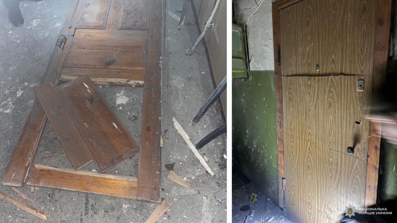 Наслідки вибуху гранати