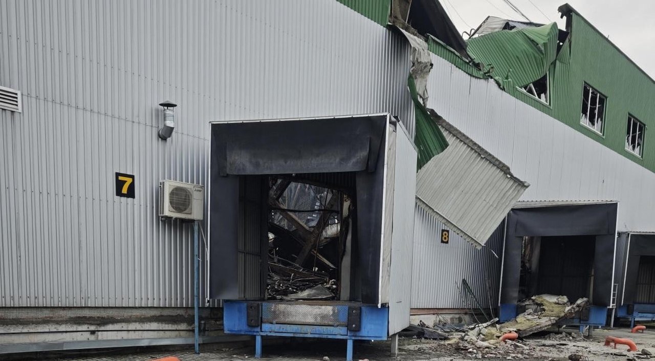 Помещение разрушенного в Днепре фармсклада