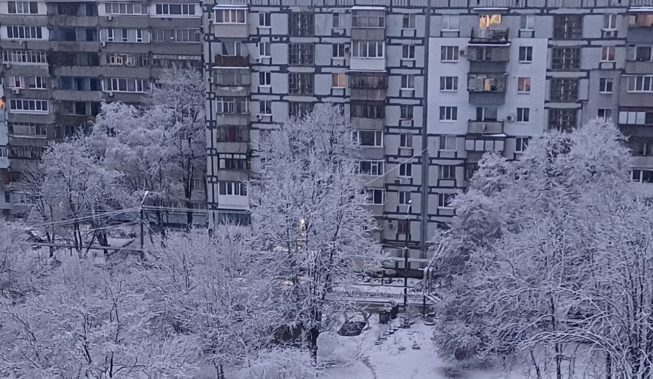 Снег в Днепре
