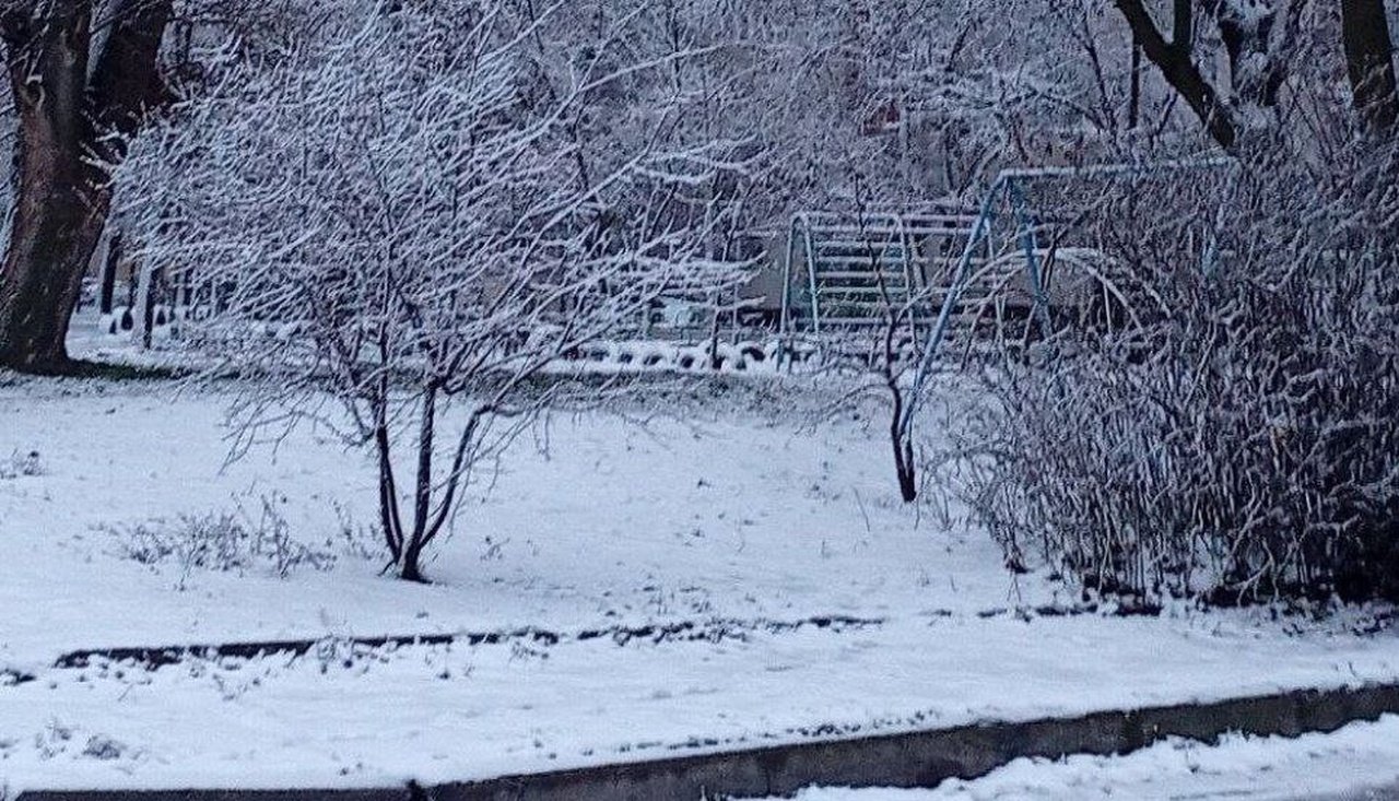 Сніг у Дніпрі