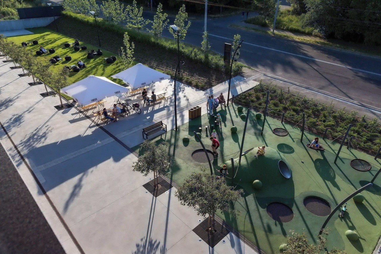 Территория возле пивоварни в Днепре