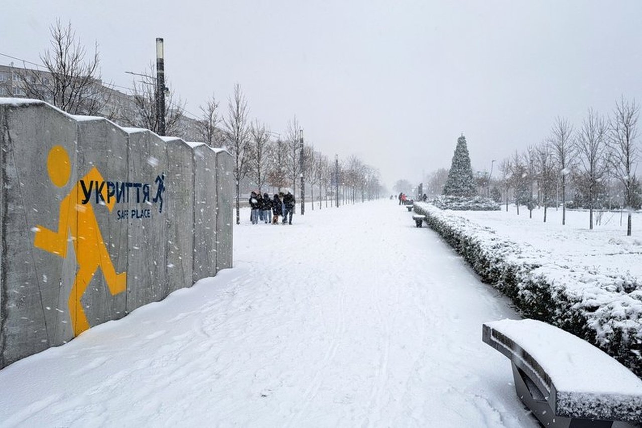 Сніг у Дніпрі