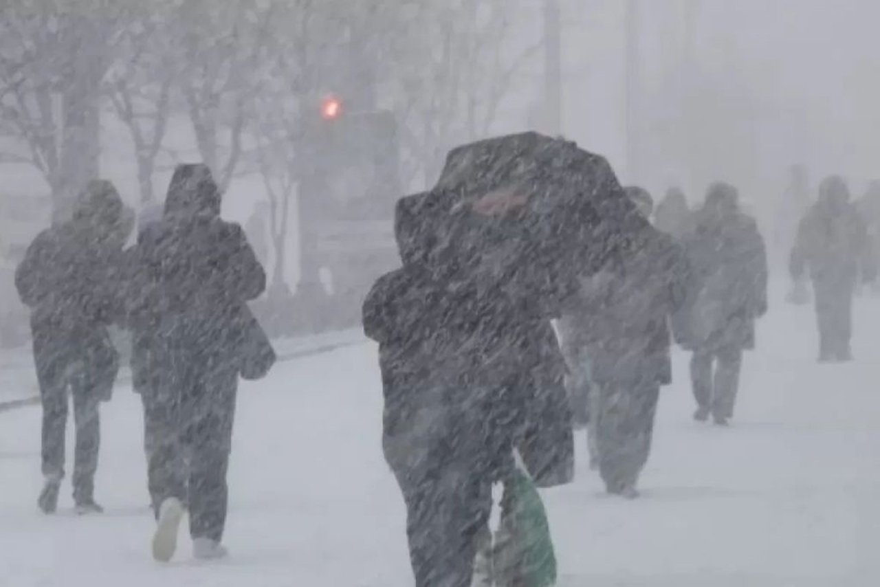 Хуртовина в Дніпрі