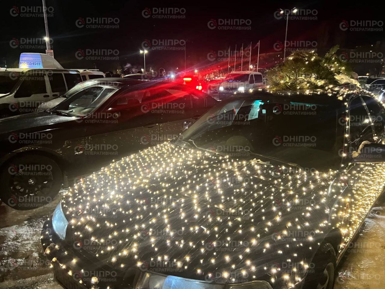 Дніпро готується до новорічного автопробігу: понад 150 авто створять святковий настрій