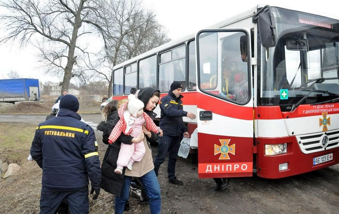 Эвакуация на Днепропетровщине