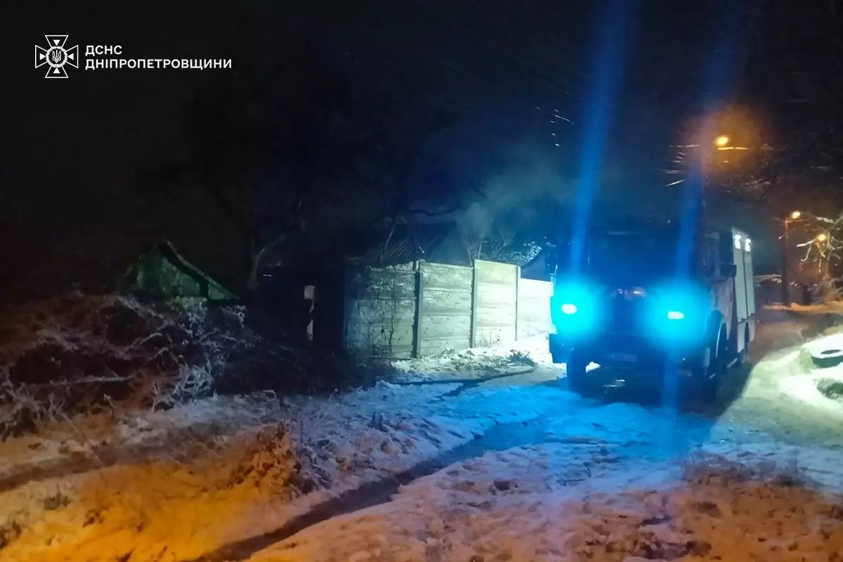 Пожежа в приватному будинку у Дніпрі забрала життя чоловіка