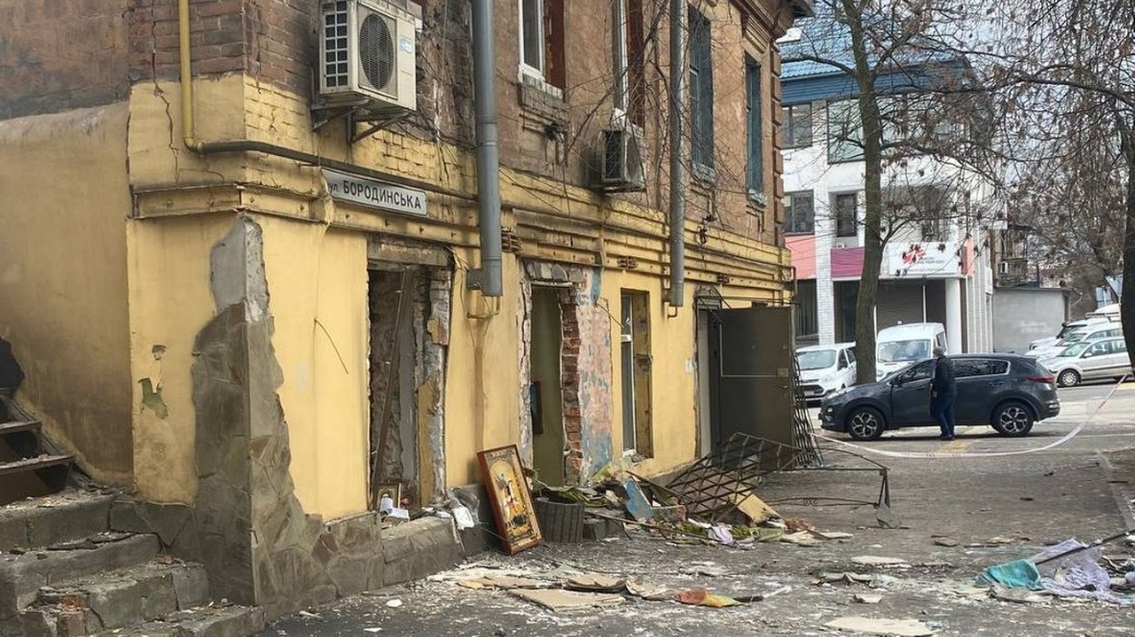 Дом в Днепре, где произошел взрыв