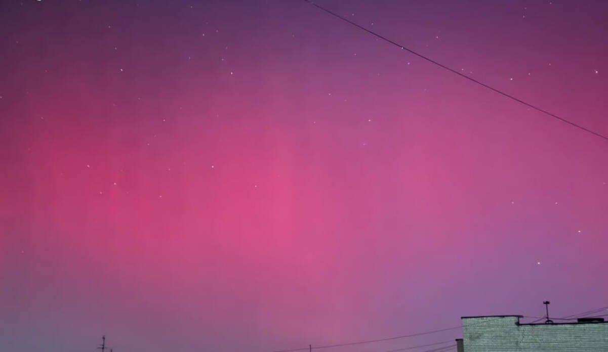 У Дніпрі та області вночі спостерігали північне сяйво: чарівні фото