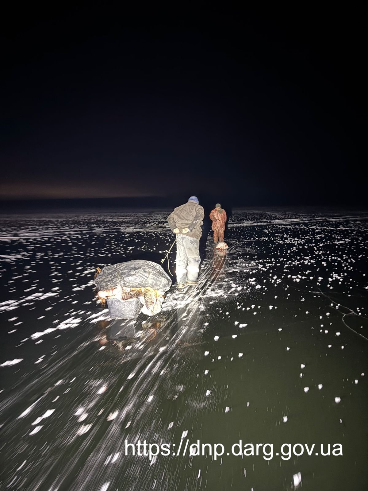 Ночной браконьер бежал по кризису с уловом почти на 89 тысяч гривен