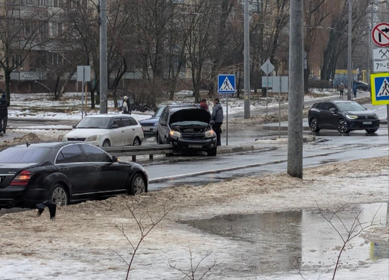 Місце ДТП у Дніпрі 