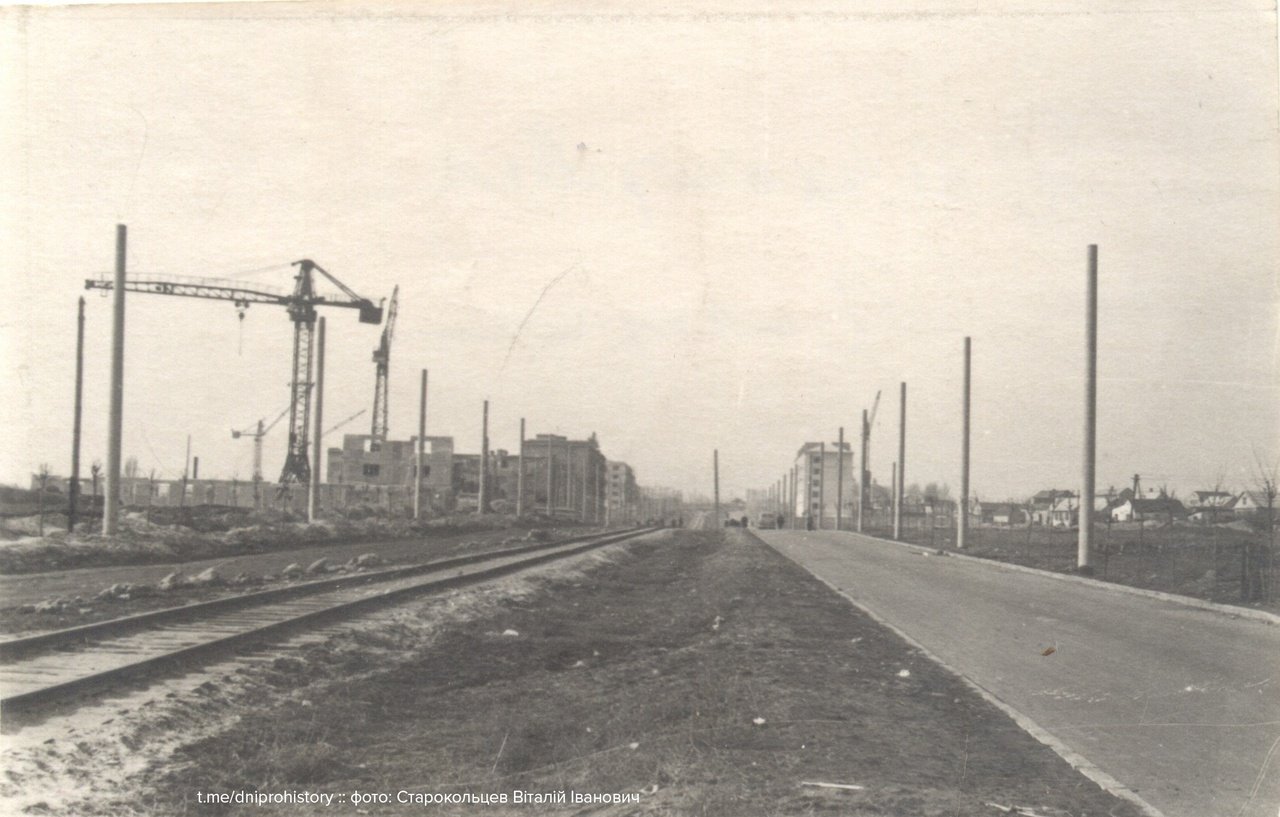 Строительство проспекта Гагарина в Днепре
