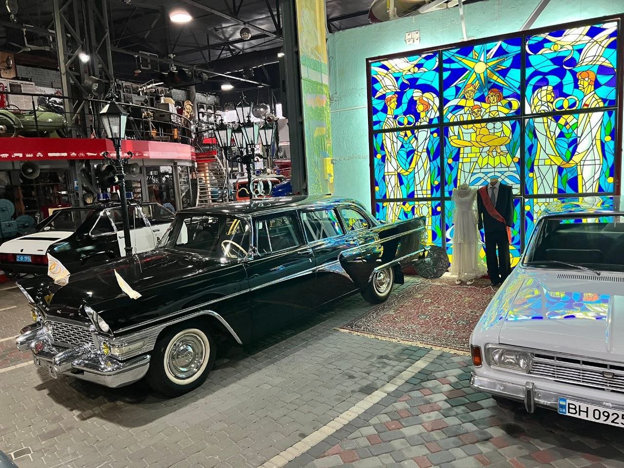 Витраж в музее Днепра