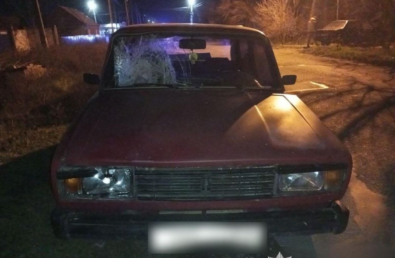 Машина, яка збила дівчину в місті Самар