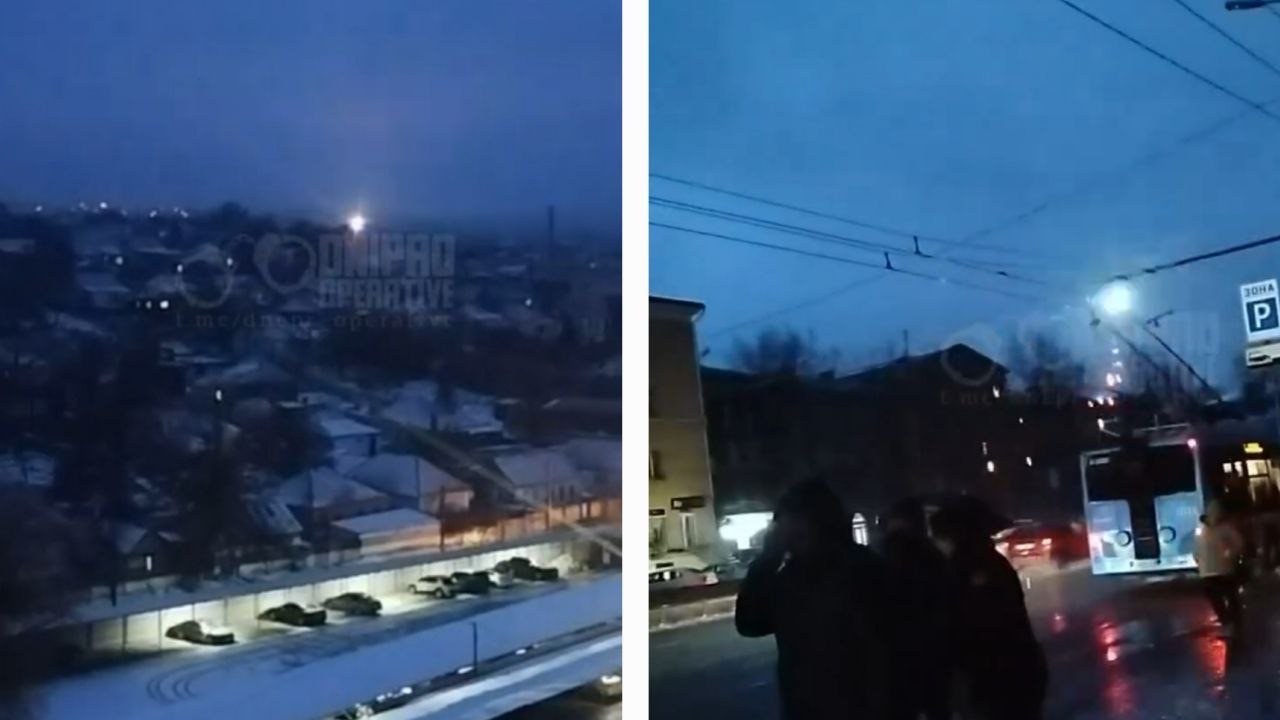 Тролейбуси влаштували фаер-шоу