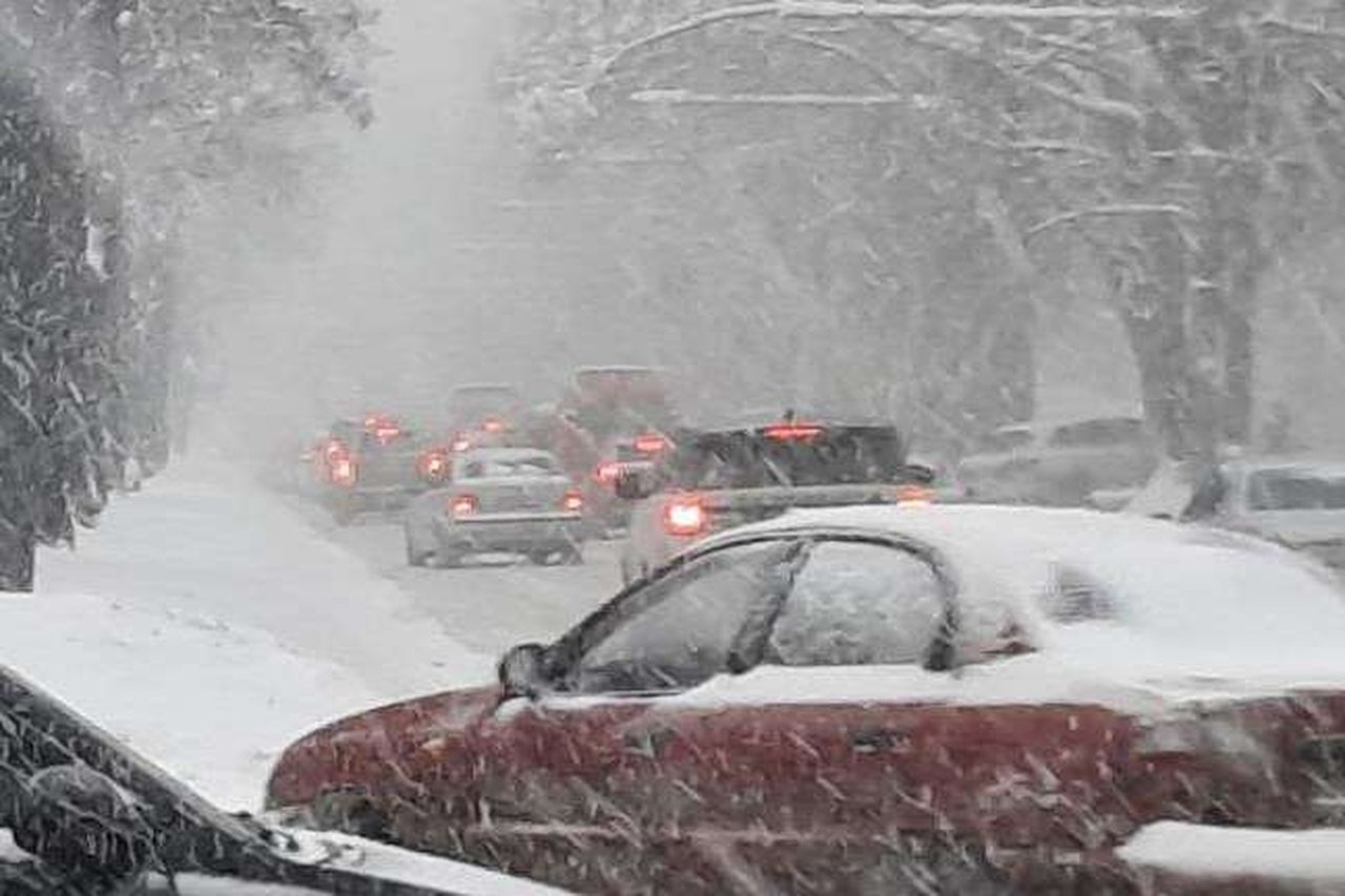 Сніг у Дніпрі