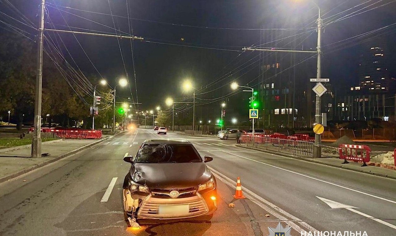 Місце де сталась ДТП у Дніпрі