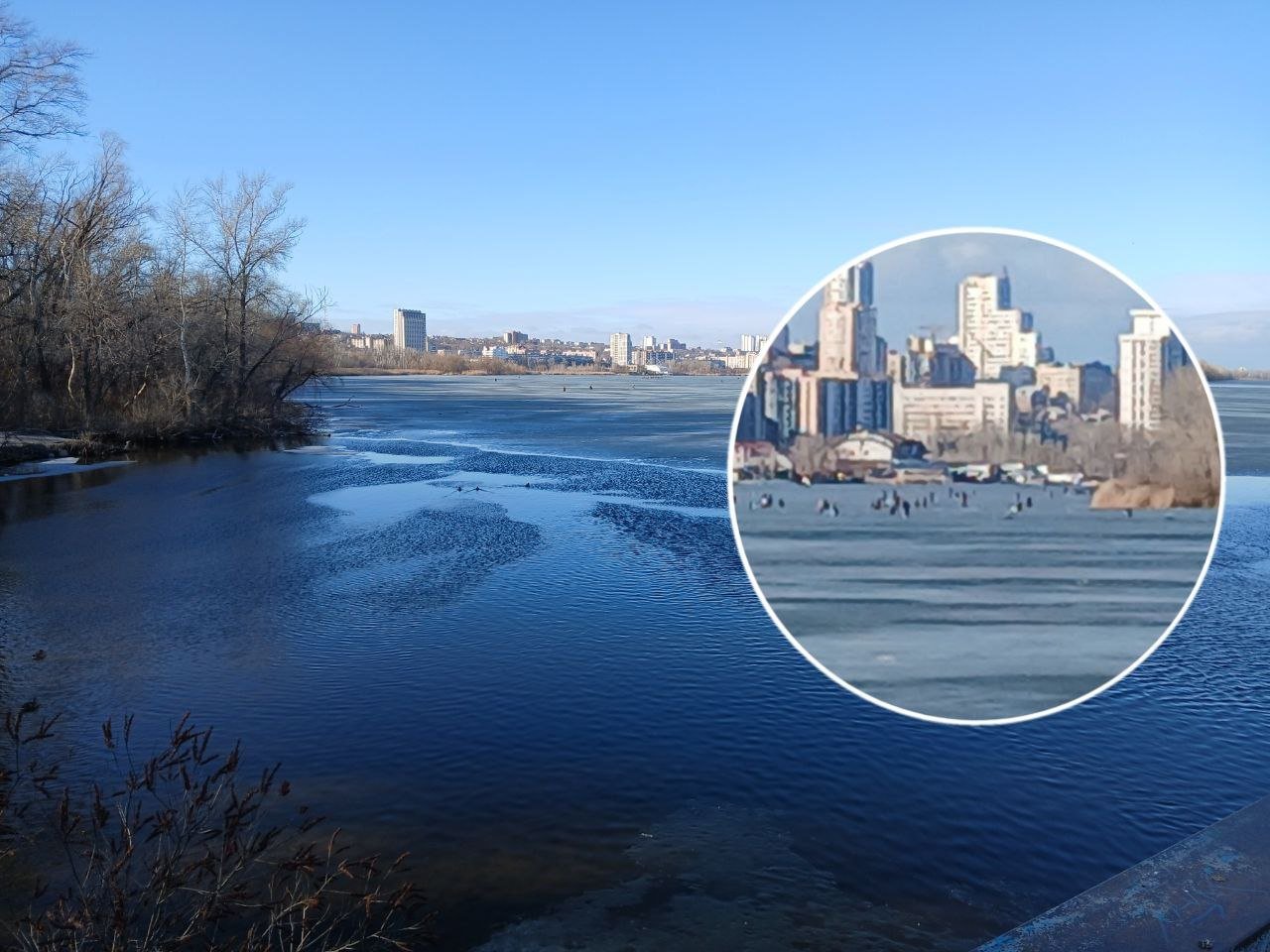 Рибалки продовжують виходити на кригу