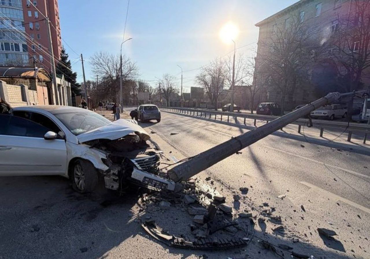 Місце аварії на проспекті Науки