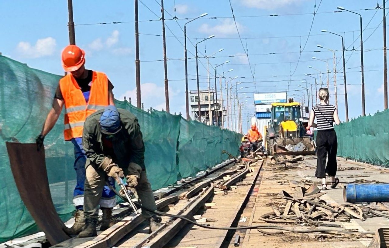 Ремонт на мосту