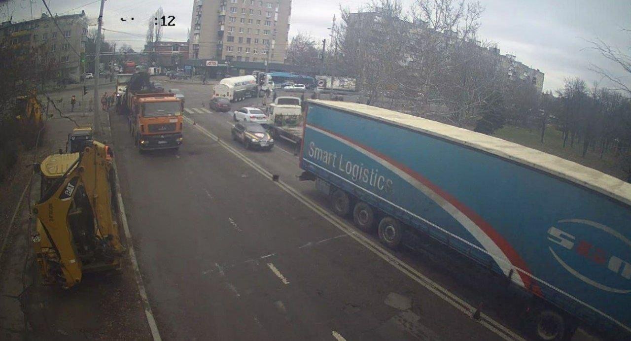 Дорога перекрита